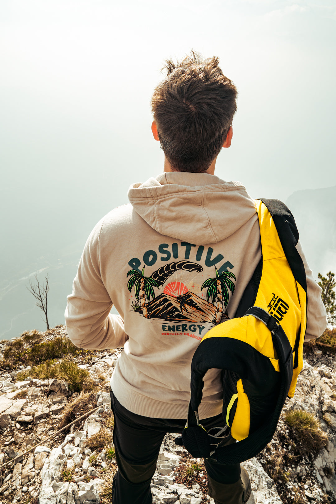 ORGANIC "POSITIVE" HOODIE