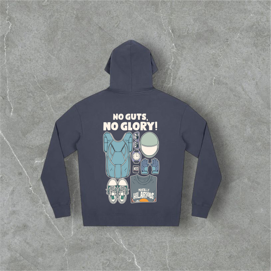 ORGANIC "NO GUT'S, NO GLORY" HOODIE